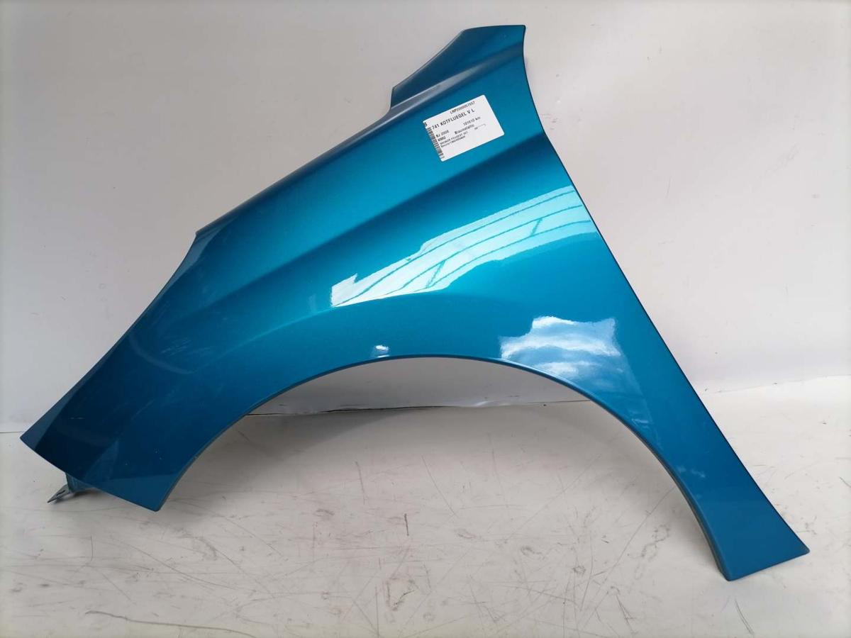 Peugeot 207 original Kotfl&uuml;gel vorn links KMU Blaumetallic Bj.2008